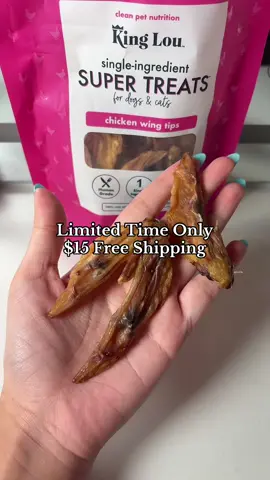 #LimitedTimeOnly 🩷 #KingLou Chicken Wing Tips dog & cat treats 🐓 #chickenwing #dogtreats #dogmom #TiktokShopCreatorPicks #TikTokShopBackToSchool 