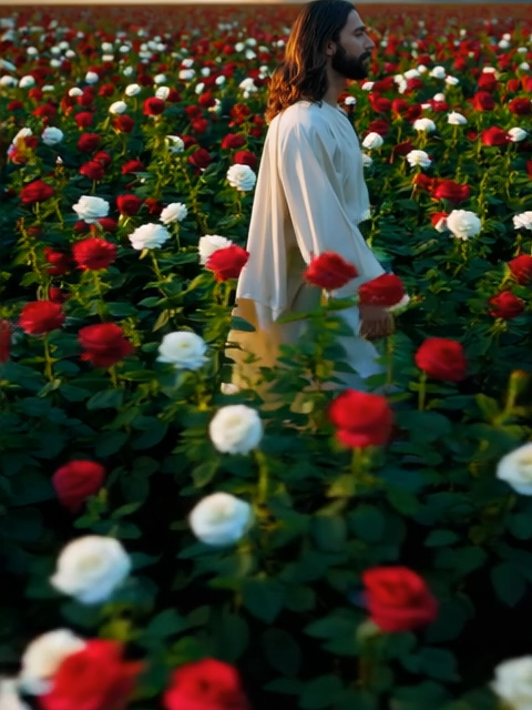 Jesus Cristo no Campo de Flores