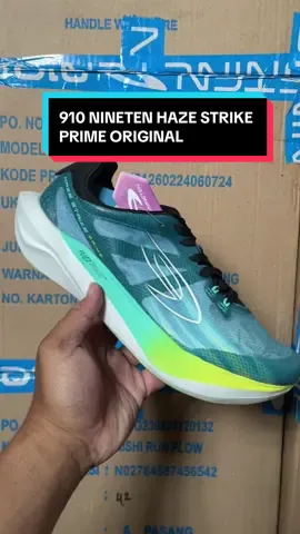 Sepatu running 910 nineten haze strike prime 1.0 original #original #lokalbrand #Running #910shoes #910nineten 