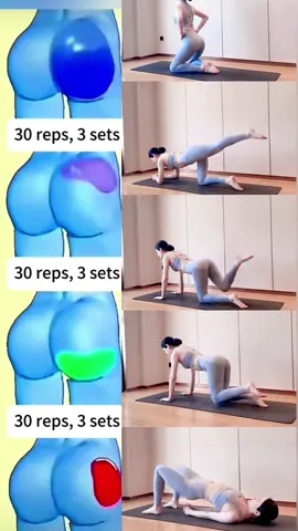 Home Fitness: 4 Moves to Lift Your Hips & Get a Round Peach Butt! #shorts #Fitness #workout #homeworkout #wellness