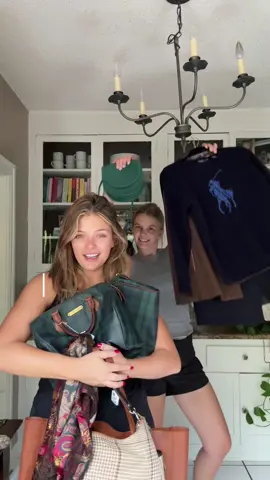 Hit the jackpot at my neighbors estate sale🏡🛍️  #estatesale #secondhand #sale #shoppinghaul #ralphlauren @amanda dennis 