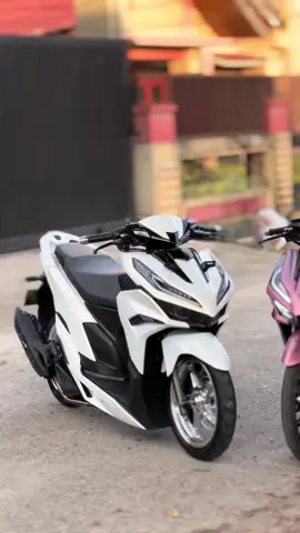 gagah bener body putih velg chrom🗿orang bersih#vario125 #xybca #4u #masukberanda 