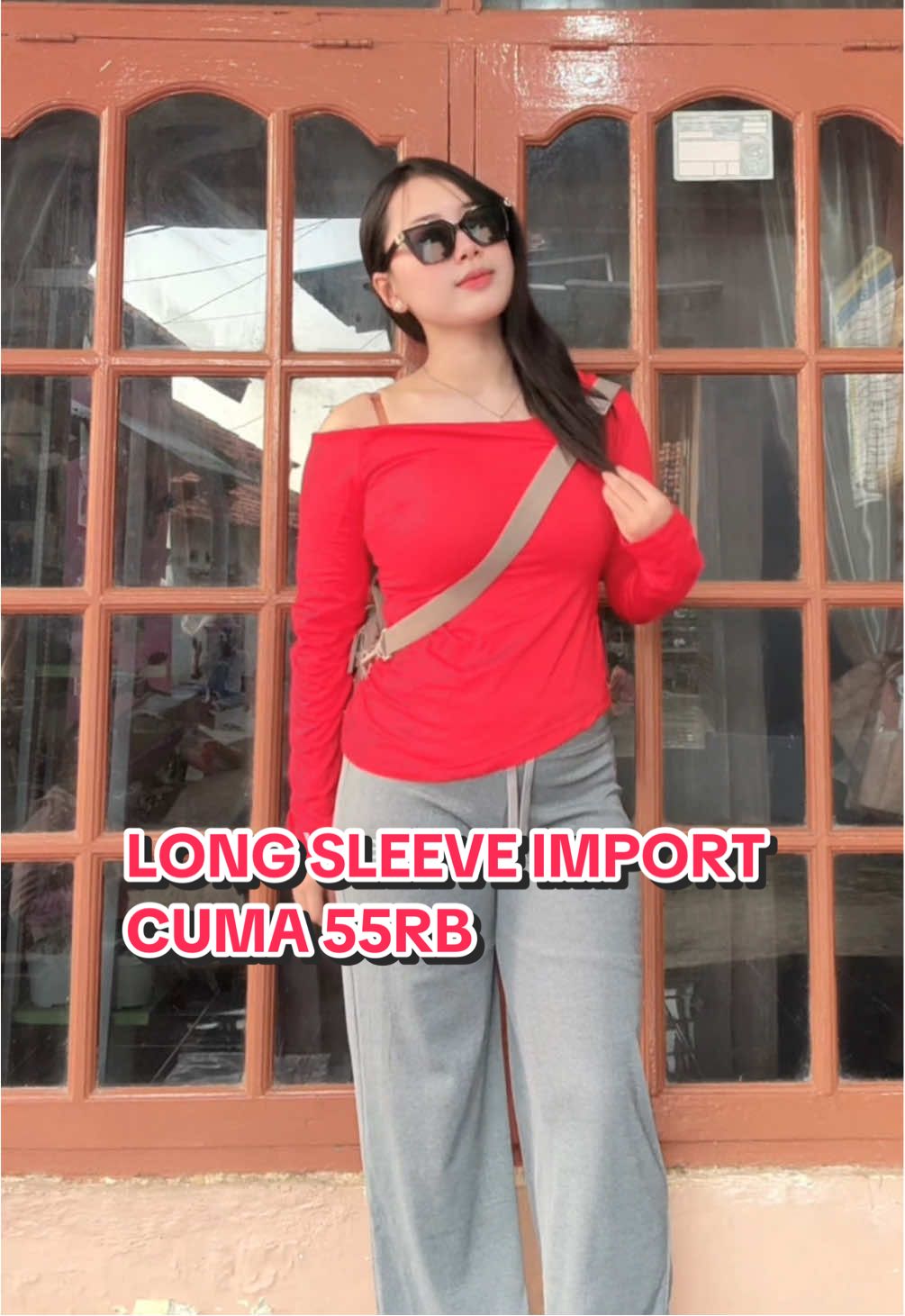 17 Agustus pakai ini aja ❤️‍🩹❤️🤍 #fashiontiktok #longsleeve #longsleeveimport #outfit17agustus #bajumerah #atasanmerahwanita #rekomendasibajuagustusan #CapCut 