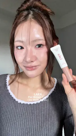 สีอ่อนจริงแบบไม่ติดหนังด้วย🫶🏼💗 #รีวิวบิวตี้ #eyebrows #laka #eyebrowsmascara #beauty #มาสคาร่าคิ้ว 