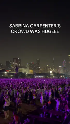 This was insane and well deserved <3 #lollapalooza #sabrinacarpenter 
