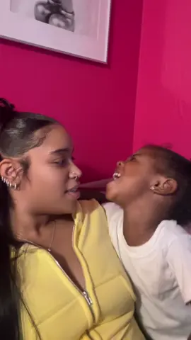 my baby sang like she was auditioning for something 😭🥹 #fyp 