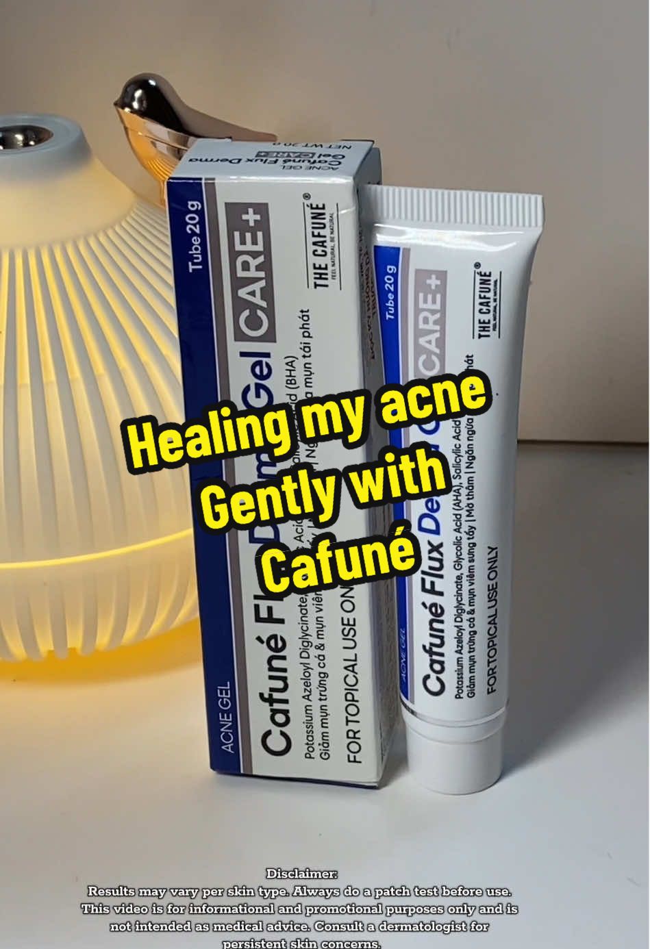 Healing my acne gently with Cafuné. #Cafuné #EffectiveAcneTreatment #skincarediary #1monthchallenge 