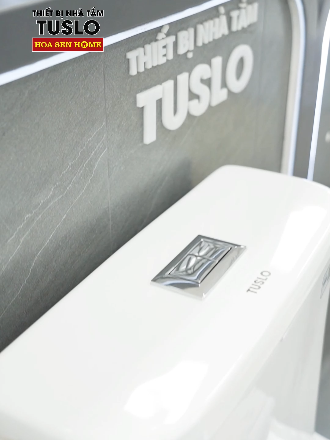 Bồn cầu một khối Tuslo - Tính năng vượt trội, nâng tầm tiện nghi. #hoasenhome #hsh #tuslo #boncau #boncaumotkhoi #boncautuslo