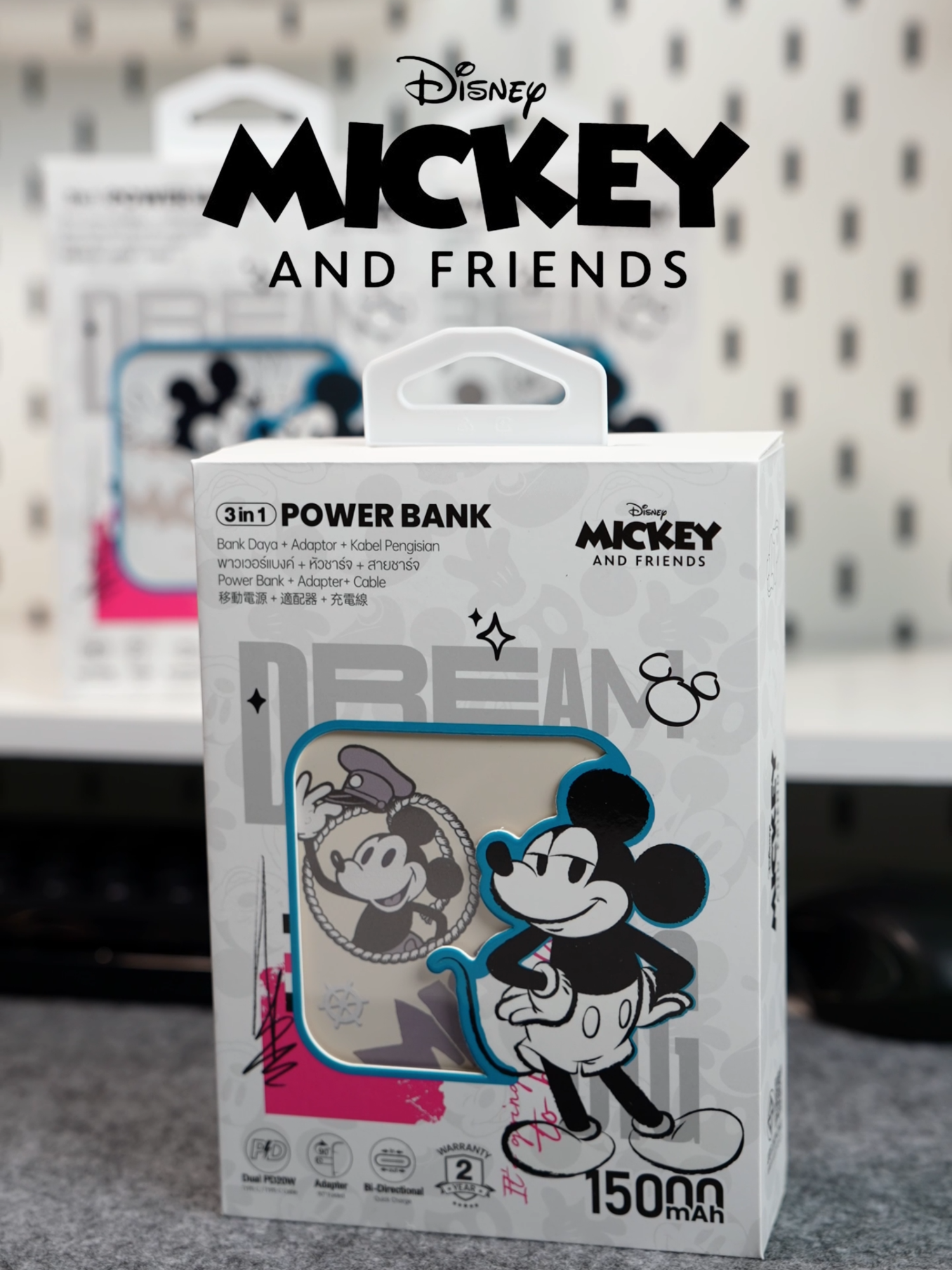 Mickey’s magic is now in your pocket! 🐭✨ พาวเวอร์แบงค์ 3in1 ลายมิกกี้เมาส์ สวยเก๋ มีคลาส ลิขสิทธิ์แท้จาก Disney 🏰 ชาร์จเร็ว ใช้งานง่าย พกไปได้ทุกที่ 🌟 ล็อตนี้ลายฮิต... สาวกมิกกี้ต้องจัด! #veger #vegerthailand #powerbank #แบตสํารอง #ของดีบอกต่อ #disneypowerbank #disney #MickeyPowerbank #mickeymouse