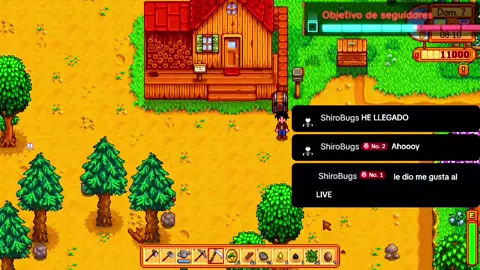 mataría por shiro 😍 @ShiroBugs  @Agus  @Liz 🌷 Cozy Gaming 🌙  #stardewvalley #stardewvalleyespañol  #teamamosshiro  #Chisme 