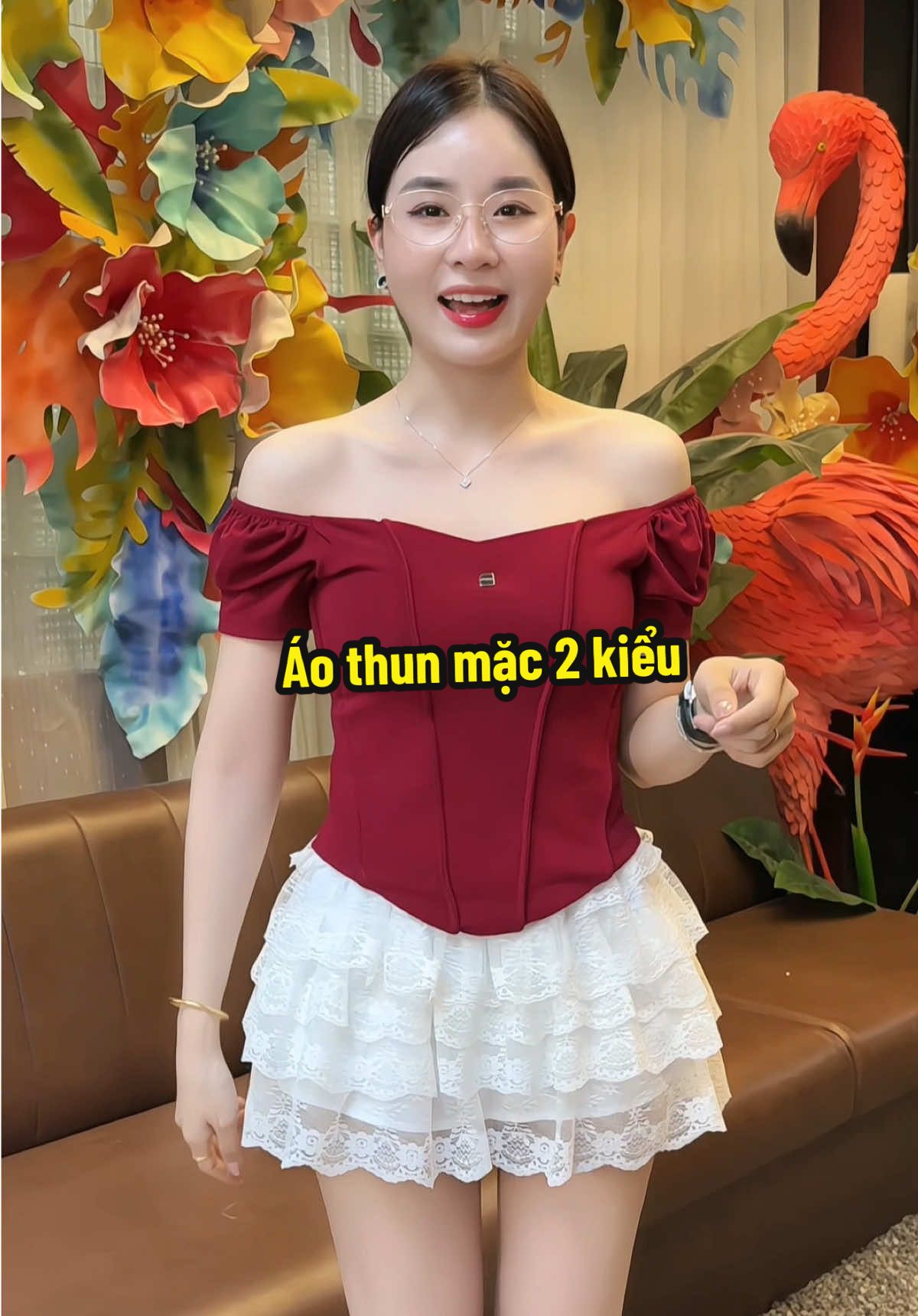 Ui thun tăm lạnh mát - áo trễ vai xinh - 65 kí có size ạ #thaothanhthat99 #lenogi #aothun #aotrevai 