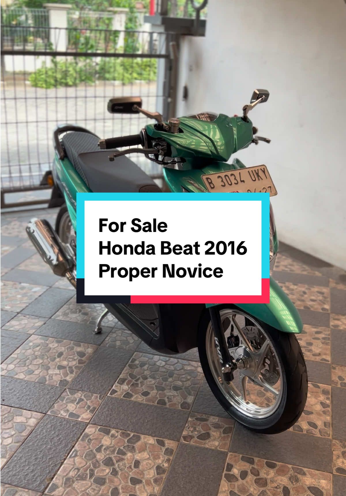 For Sale: Restorasi Modifikasi kelas Proper Novice Honda Beat 2016 FI Starter Halus - Repaint Alien Green - Body Kasar Full Baru - Master Rem Adeline 17mm - Jalu Stang Heng - Spion H2C Vietnam - Gas Spontan KTC - L gas Active Thailand - Tabung Minyak Rem Groza - Cover Kipas Mufac Thailand - Braket KTC - Handgrip TDR - Selang Rem SC Siam Thailand - Kaliper Adeline 2p - Velg VND AK55 - Disc Over Racing 220mm - Ban Aspira SC - Shock Depan KYB Original - Shock Belakang Ohlins Ho545 - Baut Full Stainless 2 Kunci 80%  - Knalpot Shijiro - Behel Kevlar - Airduct Kevlar - Filter Kevlar - Lampu Depan Baru Set - Lampu Sein Baru - Lampu Belakang Ayoto - FootStep Scoopy  - Mesin Bore UP 53 TU - TB 30mm - ECU Juken 5 - PU THD - TPS CPO Harga 2x.x00.000 Minat Langsung DM! Tinggal GAS!