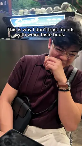 We always have that one friend na weird ang taste buds.. Siya: *sarap na sarap* Ikaw: 🤢🤮😆