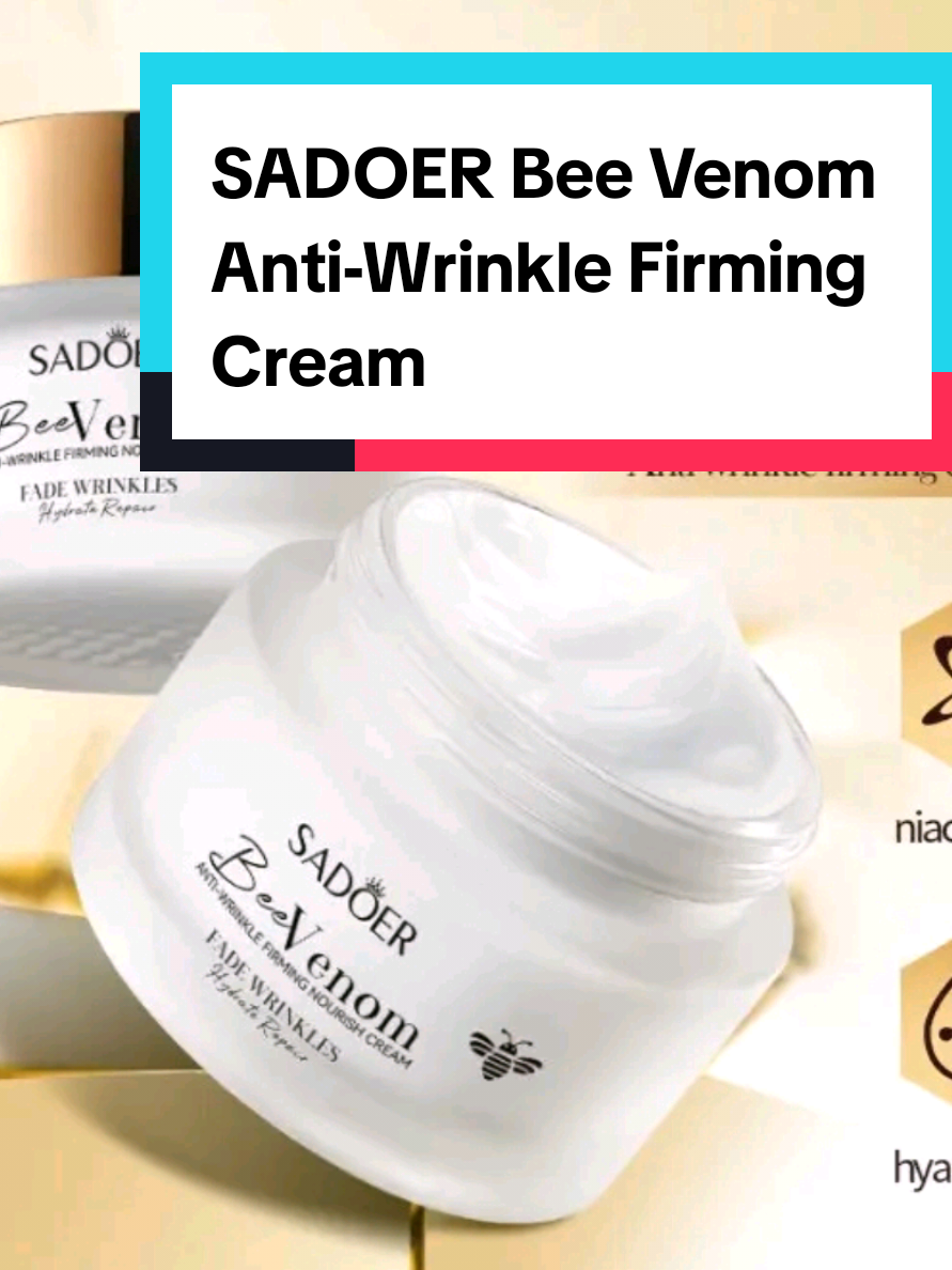 “Skin care pero simple—Sadoer Bee Venom Cream! Para fresh, firm at moisturized kahit busy ka. 🛒 Available sa Yellow Basket #sadoer #sadoerbeevenomcream #meiko 