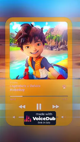 Legendaris x Oahoro.  Versi Boboiboy #boboiboy #boboiboy #kartun #aicover #oahoro #fyp