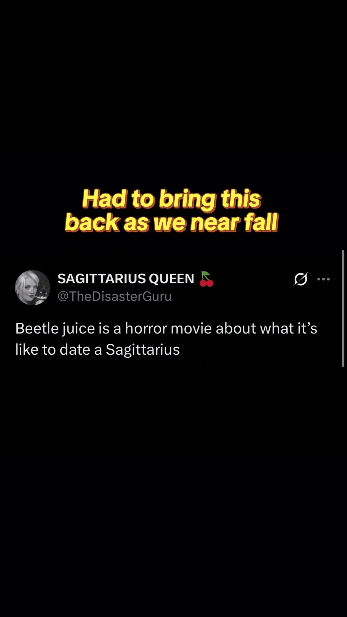 The bits never stop I have to admit #sagittarius #beetlejuice #sagittarius♐️ 