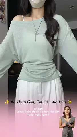 đơn giản mà trông có gu ✨ #aothungiay #aothunformrong #aothunlechvai #setaocoyem #meowxinhshop22 #outfit #fyp #xuhuong #reviewquanao 