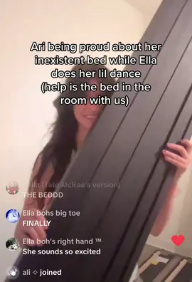 Is the bed in the room with us??  . @ellaboh @ella boh 2.0 @ari #ellaboh #ellabohedit #ariabdul #ariabduledit #fyp #foryou 