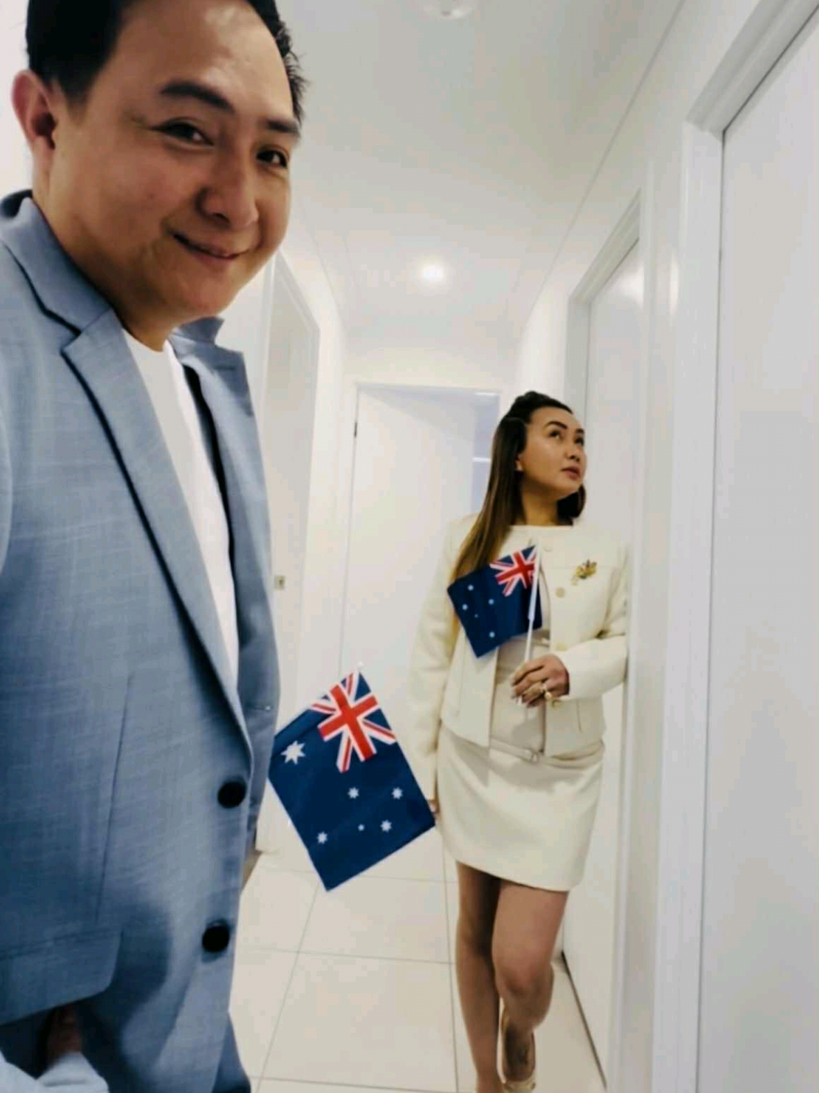 We are attending GMA GALA haha #australia #goodvibes #enjoy #enjoylife #blessed #citizenship #ceremony #outfit #godisgood 