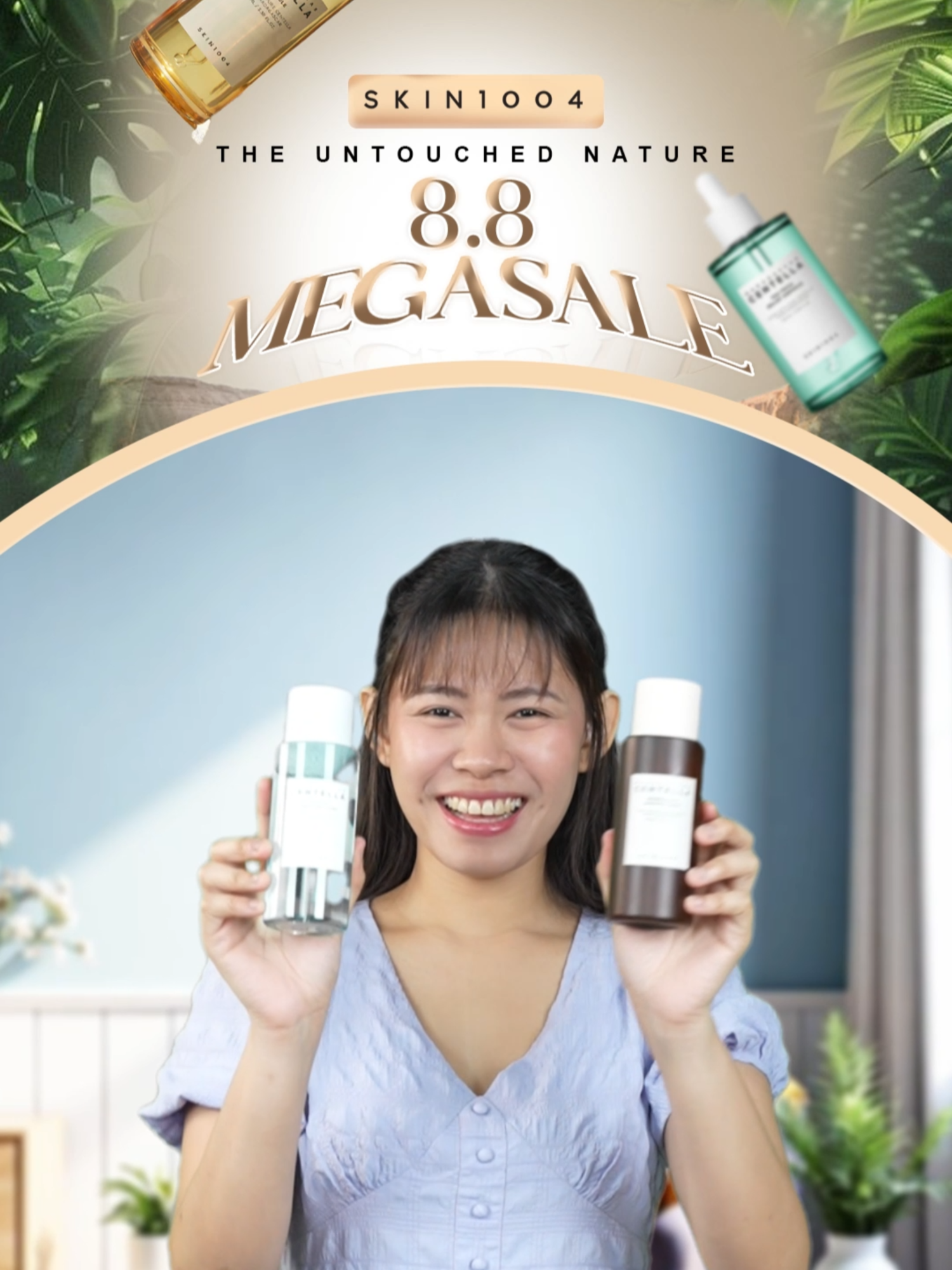 Skincare starts at just ₱99?! 👀 Only this 8.8 with Skin1004—don’t miss the glow! #Skin1004PH #88MegaSale #₱99Deals