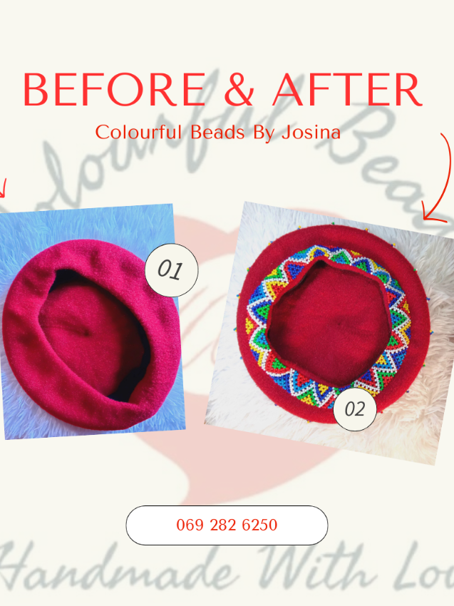 Usually if it requires beads, there's no way I can't get it done. #colourfulbeads #beads #beret #beadedberet #southafricatiktok🇿🇦 #mzansitiktok #fypppppppppppppp 