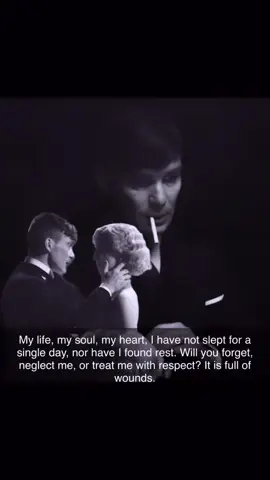 My life, my soul, my heart, I have not slept for a single day, nor have I found rest. Will you forget, neglect me, or treat me with respect? It is full of wounds.#sad #Love #fyp #حلاوة_اللقاء #foryou #viral #explore #tommyshelby #foryoupage #pov 