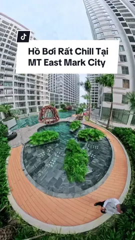 Hồ bơi rất chill tại MT East Mark City #mteastmarkcity #mteastmark #mteastmarkcityquan9 