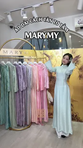 Nàng yêu vẻ đẹp của áo dài tơ tằm mà chưa chọn được mẫu nào phù hợp🌼 Hôm nay, MARYMY sẽ gợi ý cho nàng những mẫu áo dài cách tân tơ tằm “chân ái” nha🙆🏻‍♀️ #aodai #MARYMY #aodaicachtan #xuhuong #aodaitotam 