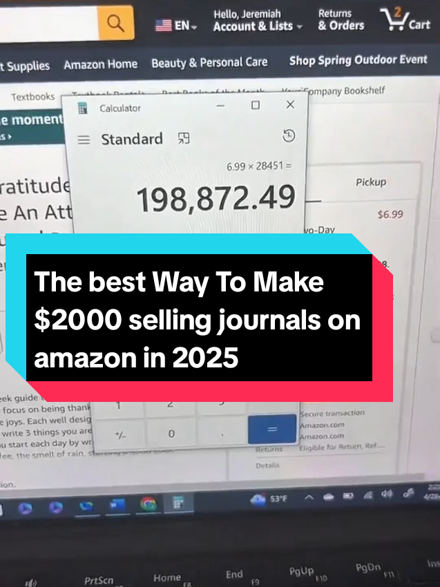 The best Way To Make $2000selling journals on amazon  #onlinepassiveincomeforbeginners #onlinejobsthatpayinkenya #online #affiliatemarketing #amazonkdp #moneymatters #transcribe #foryou #trending 