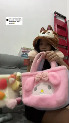 Replying to @Kosmos tas bulu lucu karakter sanrio