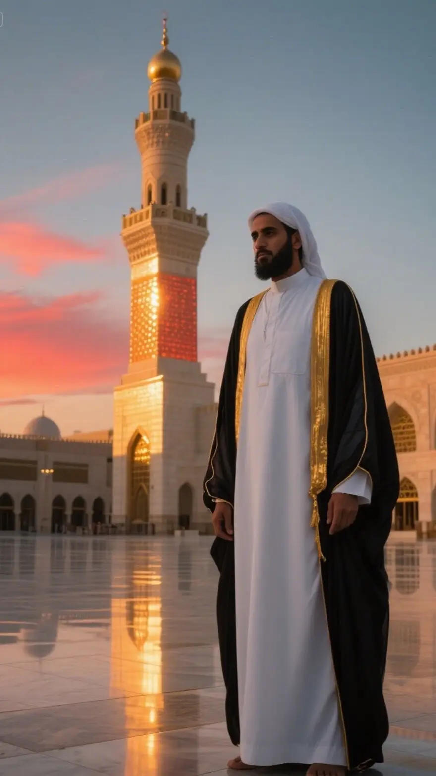 This image captures the majestic beauty of Masjid al-Nabawi, the Prophet's Mosque, located #unfrezzmyaccount #viral #trading #naatstatus #mashallah #foryoupageofficiall❤️❤️tiktoklover 