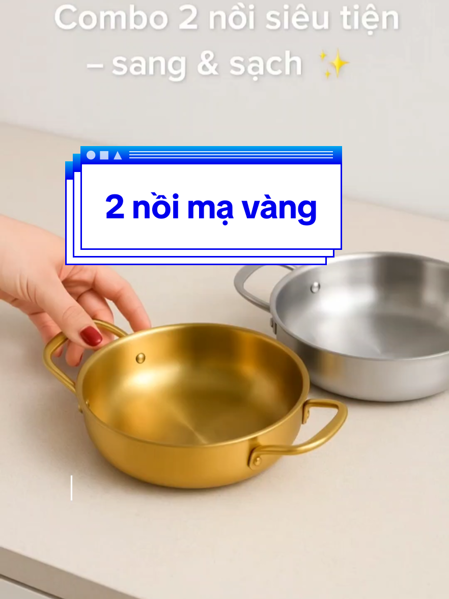🔥 COMBO NỒI MÌ CAY ĐẸP - BỀN - DẪN NHIỆT TỐT ✨ 2 tone màu sang xịn: vàng sang trọng & bạc inox sạch sẽ 💪 Đáy dày, tay cầm chắc chắn, phù hợp nấu mì cay, lẩu mini, món chiên xào... 🥘 Dùng được cho bếp gas, bếp hồng ngoại 🎁 Combo 2 cái – tiện lợi cho cả gia đình! 📌 Link trong bio | Đừng bỏ lỡ! 🔥 🚚 Miễn phí vận chuyển toàn quốc 🛡️ Bảo hành sản phẩm lỗi do vận chuyển #noimicay  #xuhuong #xuhuong avang   #xuhuongtiktok  #noichongtray  #myanh_giadung2  #giadungtienloi @myanh_giadung @myanh_giadung 