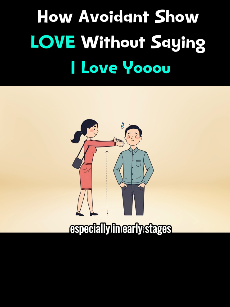 How avoidant Show Love Without Saying It Out Loud #psych2grow #dismissiveavoidant #AttachmentStyles #psychology 