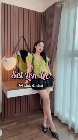 Set len qc. Màu cũng xinh quá ạ #setvayxinh♥️ #vayxinhmoingay #setboxinh #quynhsena 