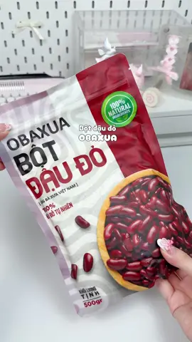 Bột đậu đỏ OBAXUA #botdaudo #duongtrang #duongtrangda #obaxua #backtoschool 
