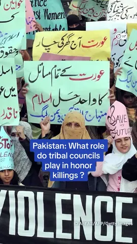 After a video of an alleged 'honor killing' went viral in Pakistan, several people were arrested — including a local tribal council chief. Amnesty International has criticized these councils for their role in such killings, which often go unpunished.
