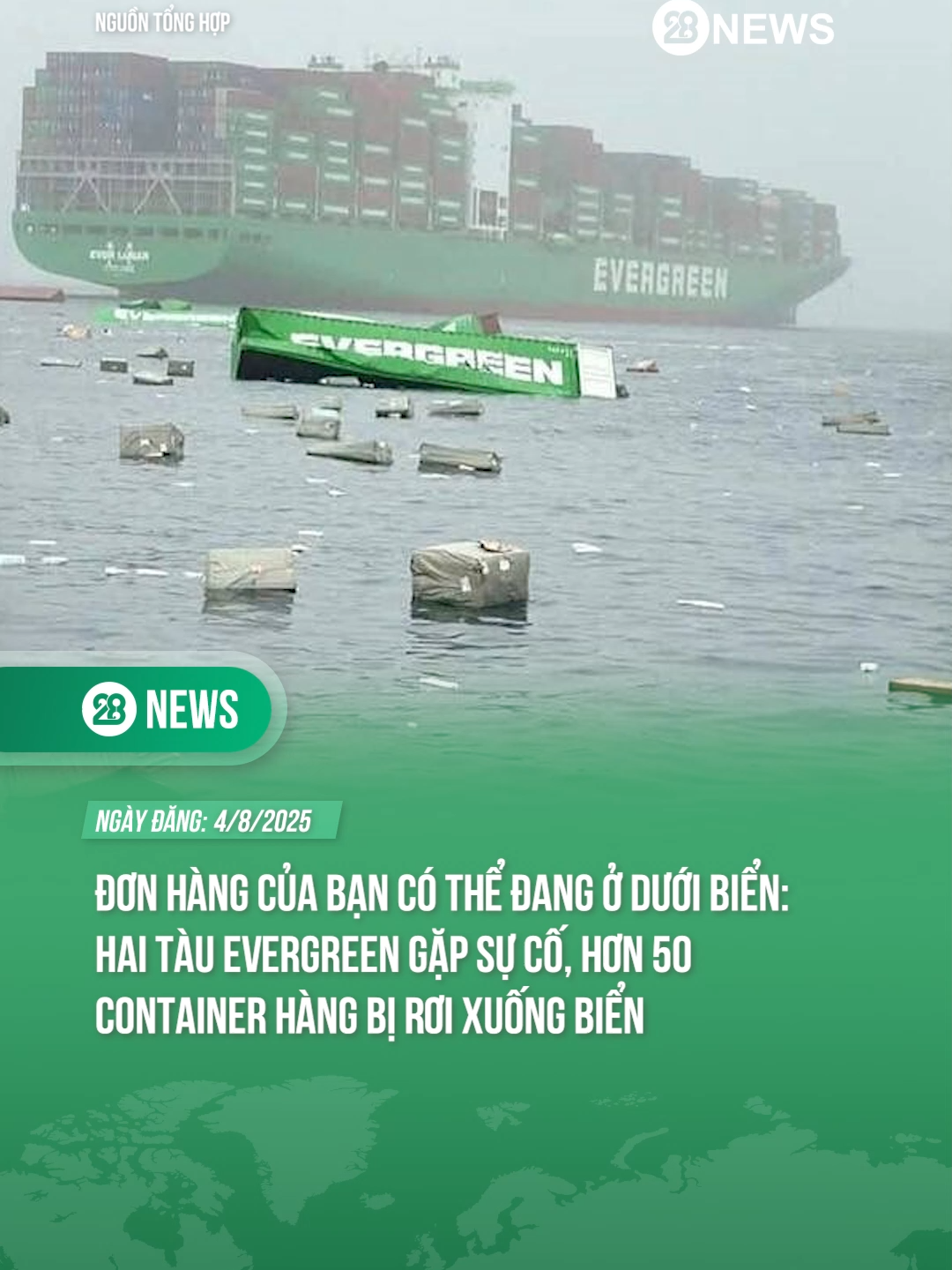 ĐƠN HÀNG CỦA BẠN CÓ THỂ ĐANG Ở DƯỚI BIỂN! #theanh28news #tiktoknews #theanh28