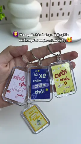Móc khóa thông điệp tặng người thân, bạn bè ý nghĩa lắm nè #mockhoathongdiep #mockhoaynghia #mockhoaloinhan #mockhoa #dethuong #trending #xuhuong 