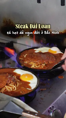 Tiệm Steak kiểu Đài Loan lowkey lạ miệng lại cực hợp lý 🤩 📍 Tâm - Bít tết chảo gang  #bacninhfoody #reviewdoanbacninh #foodreview #bacninh99 #fyp #foryoupage #viral #xuhuong #bungmobacninh #bmbn #AnCungTiktok #ReviewAnNgon #steakdailoan #bittetdailoan #steak #bittetbacninh #bittet 