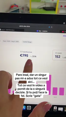 De peste 6 luni îți arăt transparent cum funcționează acest model de business digital. Am pornit de la zero, cu un program obișnuit de mamă casnică și fără experiență în domeniu. Azi am libertatea să lucrez de oriunde și să îmi gestionez timpul așa cum vreau. Nu zic că e ușor. Dar zic că este posibil. Pentru mine era un vis. Acum e realitate — pentru că am avut curajul să fac primul pas. Dacă simți că vrei mai mult de la viața ta, ești la un pas de a începe. Scrie-mi „GATA” și îți arăt cum funcționează. 📲 Lucrez doar cu persoane serioase, care își doresc o schimbare reală. ⚠️ Rezultatele nu sunt garantate. Acest model de business presupune muncă, implicare și învățare continuă. Nu ofer promisiuni fina•nciare.  Ce funcționează pentru mine poate arăta diferit pentru fiecare. Acesta nu este un sistem de îmbo•gățire rapidă. #canva #lucrudeacasa #mamicipetiktok #produsedigitale #ugc 