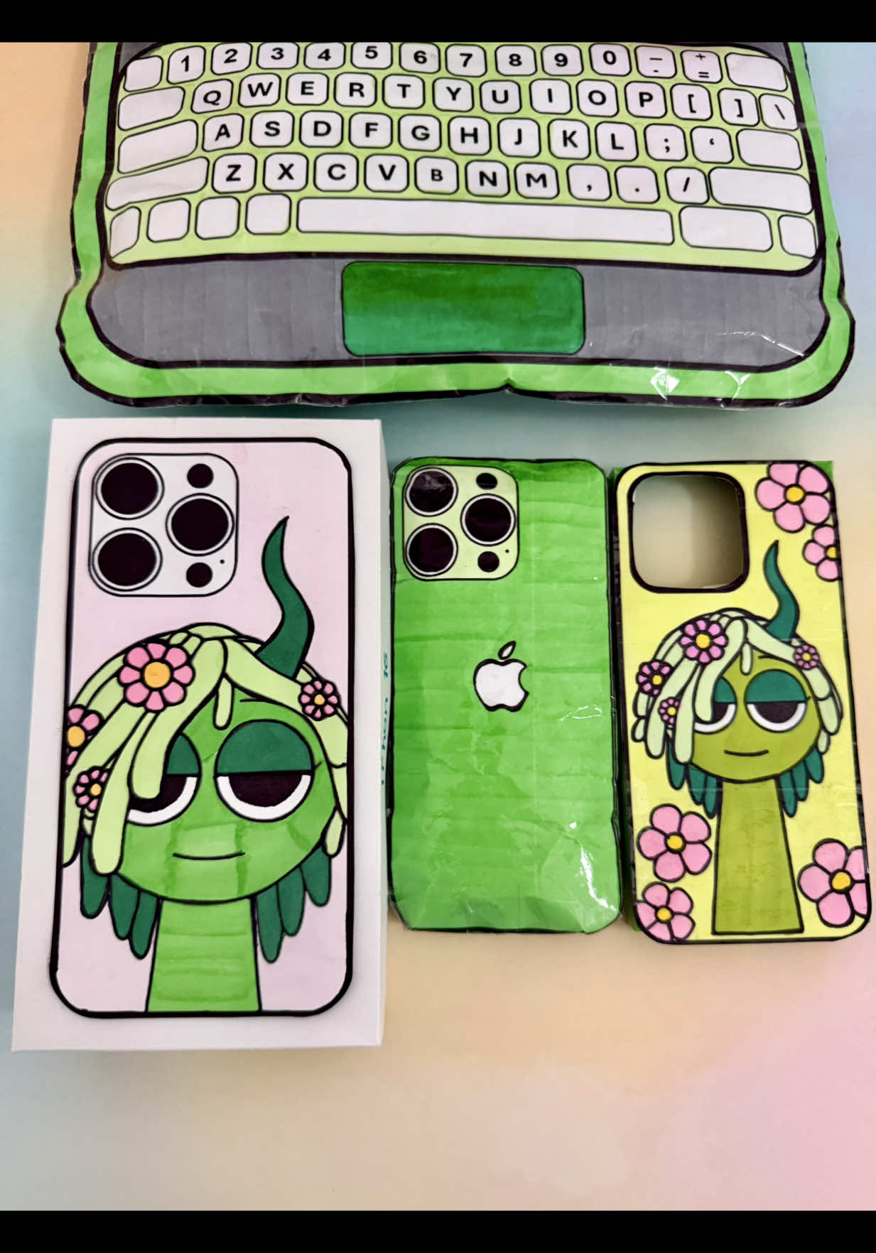 Sprunki 🌈 Vineria Iphone 16 Pro Max Unboxing! 💚 #sprunki #incredibox #appleproducts #iphone16 #unboxing #asmrunboxing #asmr #paper #papercraft #craft #paperdiy #DIY #diycrafts #viral #foryou #foryoupage #fyp 