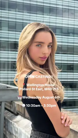 🚨 NEVS MODELS MANCHESTER CASTING 🚨 We’re on the lookout for the UK’s most exciting faces — all divisions welcome: Men, Women, X, Plus, Curve, Timeless 💥  📍 Wellington House, Pollard St East, M40 7FS 📅 Wednesday August 6th 🕥 10:30am – 3:30pm