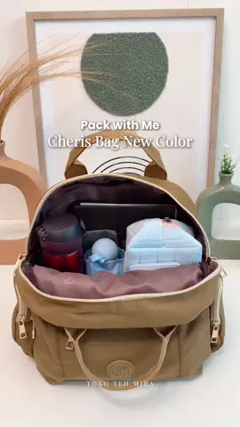 Cheris Bag new color is here‼️ Tas 2in1 muat iPad, punya banyak compartment dan bisa dipakai model shoulder dan sling 😍 Cocok banget buat kamu yang aktif dan stylish! #whatsinmybag #packwithme #backpack #2in1bag #crincklebag #rekomendasibackpack #hodybag 