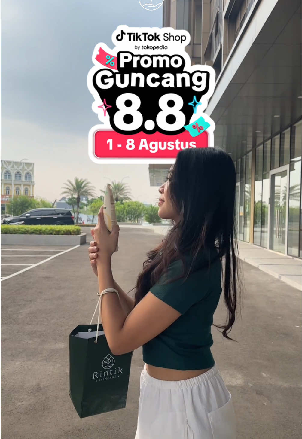 Yuk, lengkapi daily bodycare kamu dengan harga hemat dari Promo Guncang 8.8 di Hawri Syantik Nasyional✨ #rintikskincare #promoguncang88 #sale88tiktokshop #promomerdekasale 