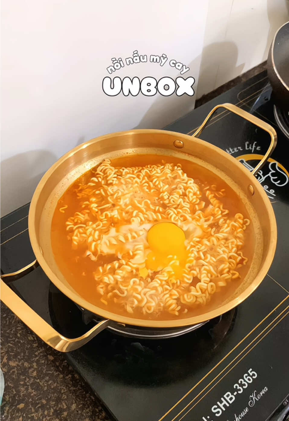 Chảo nấu mỳ cay tiện lợi #traitduocnhieu #mycay #noinaumycay #anvat #unboxing #trending #xuhuong 