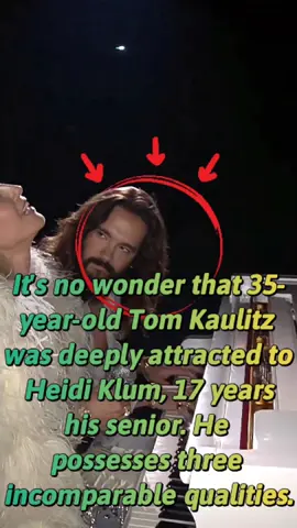 It's no wonder that 35-year-old Tom Kaulitz was deeply attracted to Heidi Klum, 17 years his senior. He possesses three incomparable qualities.#usa🇺🇸 #foryou #viral #foryourpage #fyp 