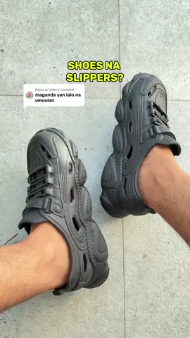 Replying to @Tolitz Ganito na dapat shoes mo kasi gawa sa rubber to 🔥 #clogsshoes #clogshoes #shoes #shoesformen 