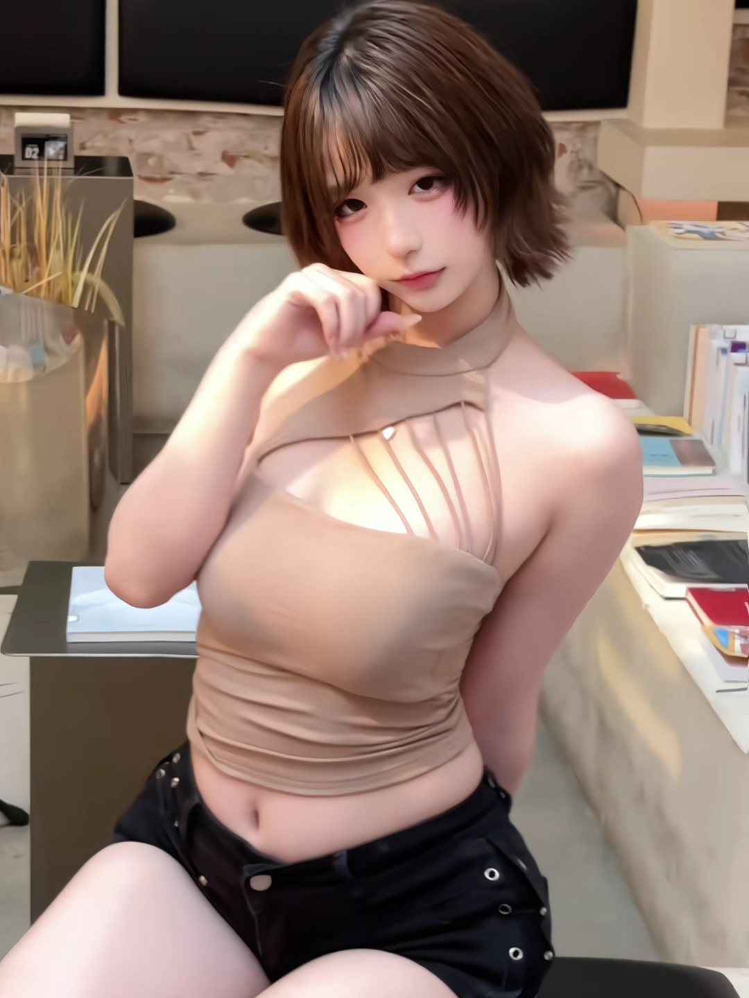 short hair 😍 || #douyin #douyin抖音 #chinesegirl #fyp #aisidouyin