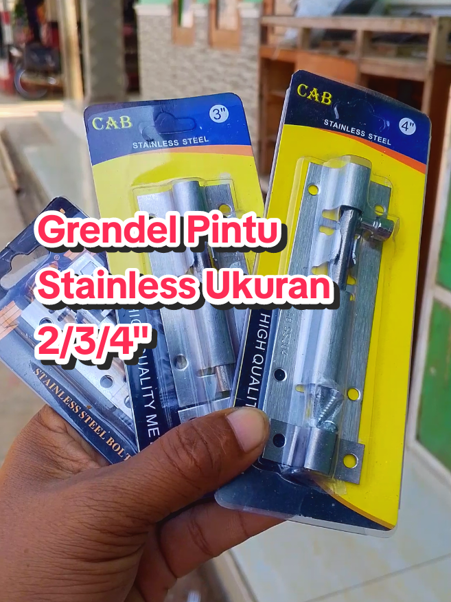 Grendel Pintu Stainless Ukuran 2/3/4