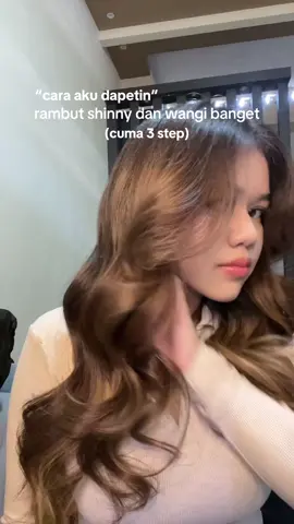 bukan cuma rambut yang wangi, tapi juga kulit kepala yang sehat mana jdi shinny bgt lagi💆🏻‍♀️ #creambath #haircare 